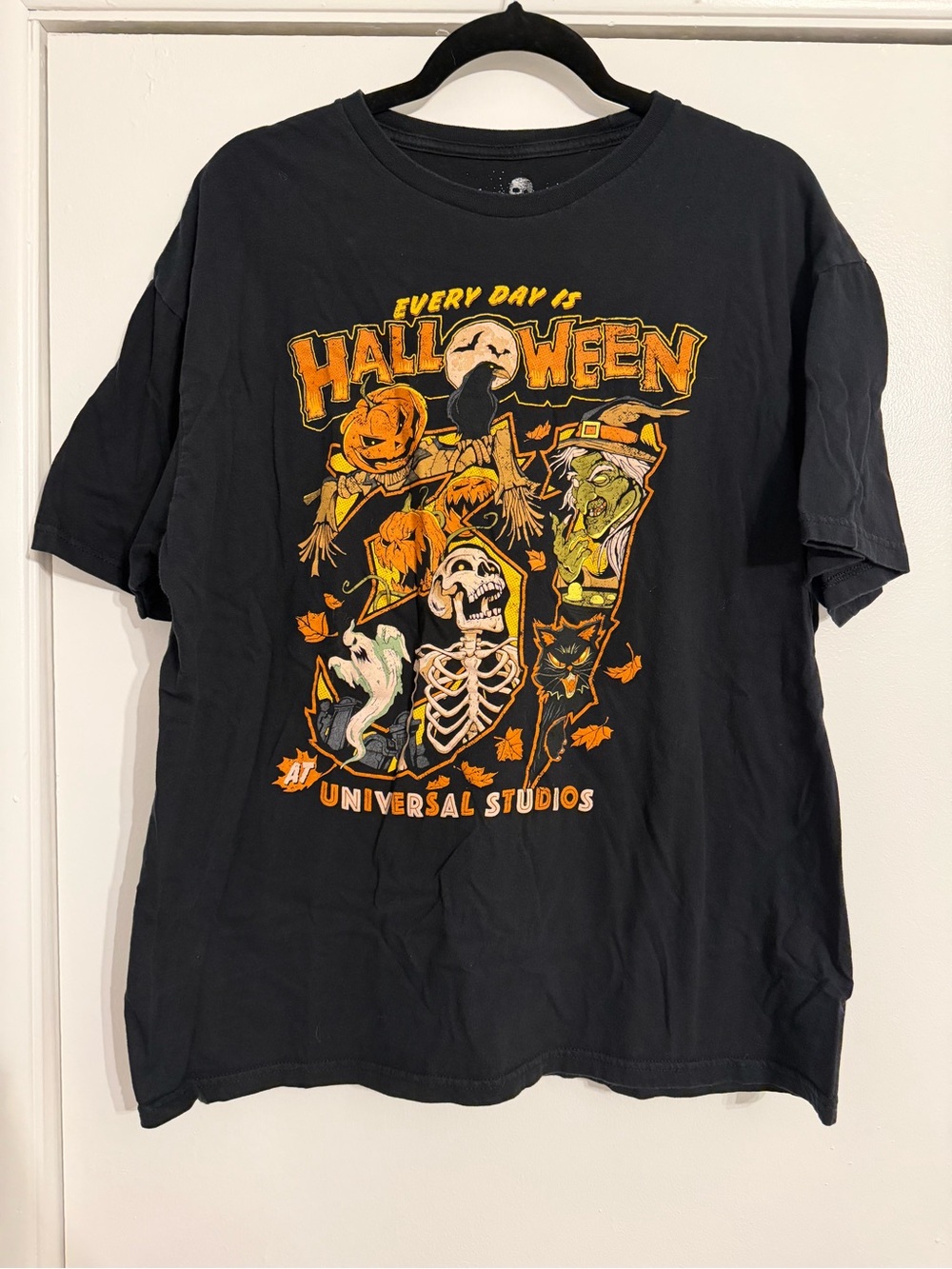 Universal Halloween Horror Nights Black “Every Day is Halloween” Shirt - Size XL
